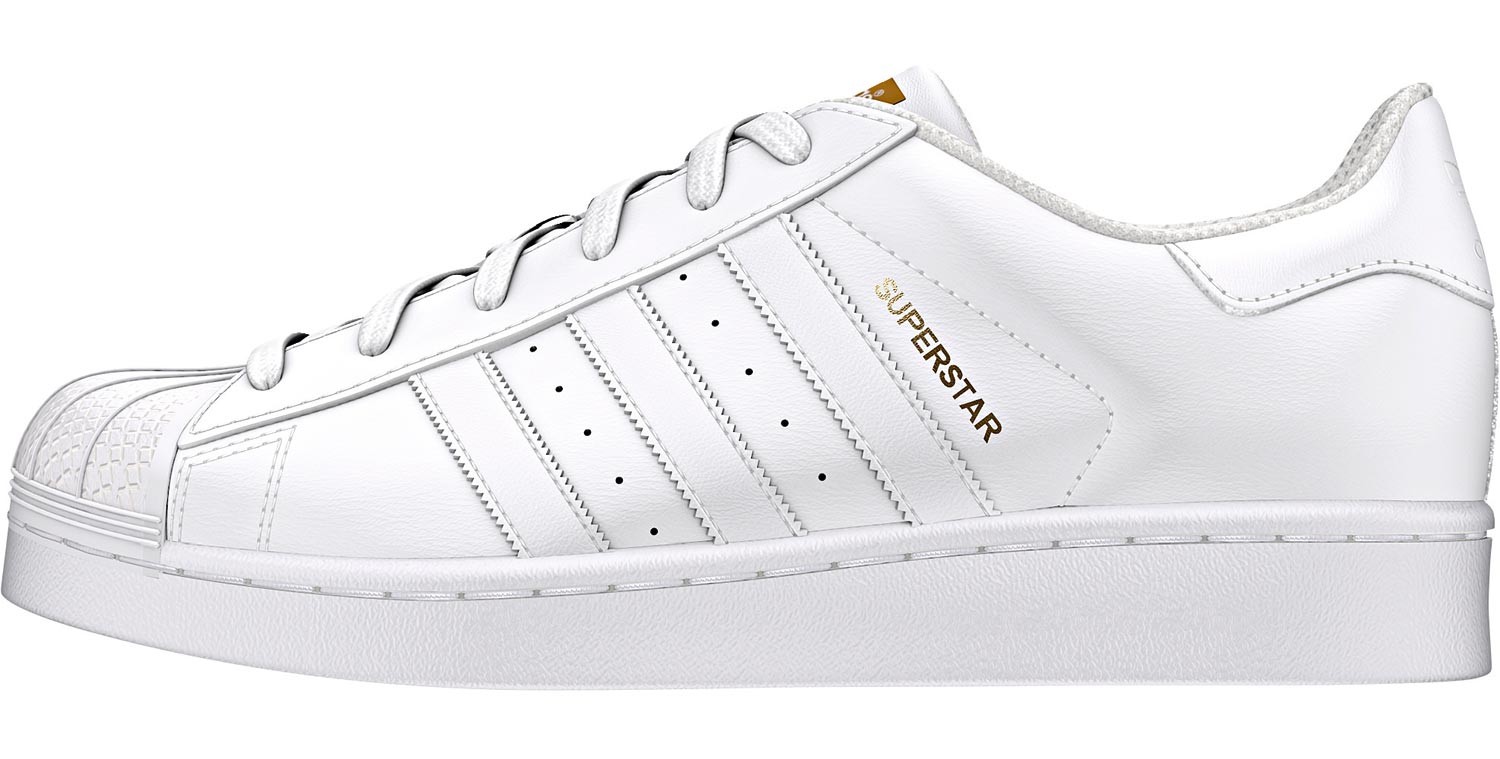 adidas superstar femme blanche et argent