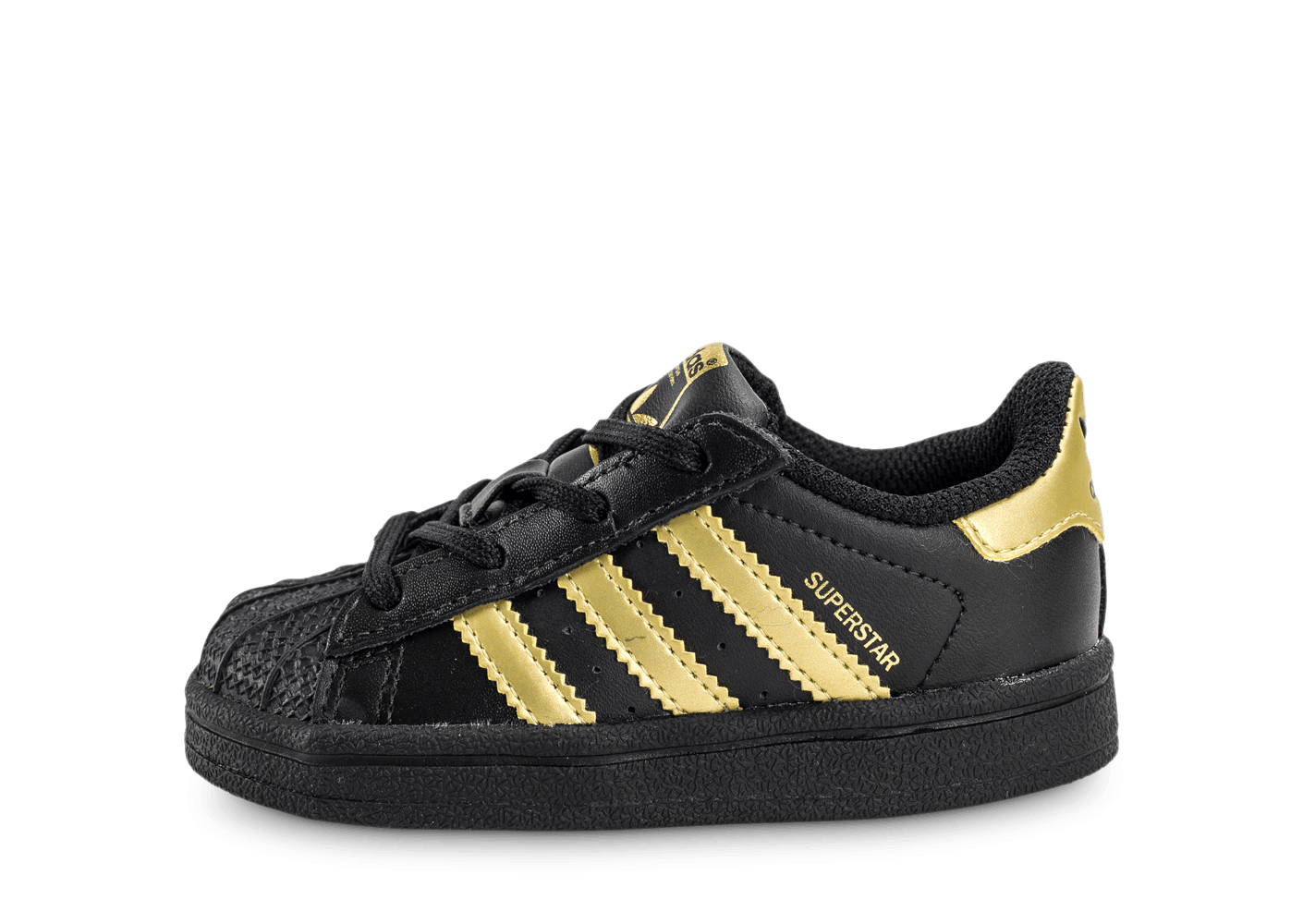 adidas superstar blanc noir or